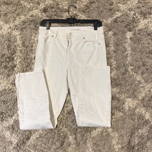 the Loft skinny cropped jeans